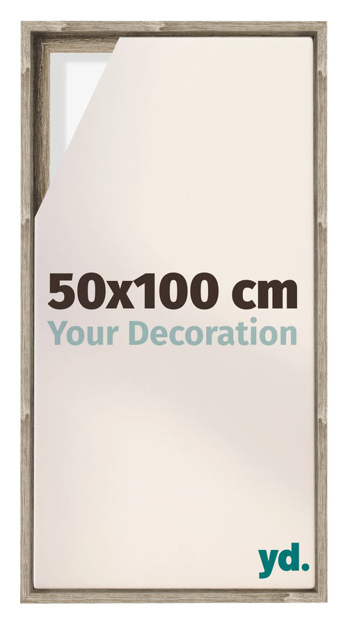 Lyon MDF Cornice a Cassetta 50x100cm Rovere Davanti Dimensione | Yourdecoration.it