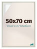 Lyon MDF Cornice a Cassetta 50x70cm Bianco Opaco Davanti Dimensione | Yourdecoration.it