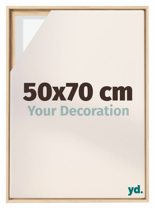Lyon MDF Cornice a Cassetta 50x70cm Faggio Davanti Dimensione | Yourdecoration.it
