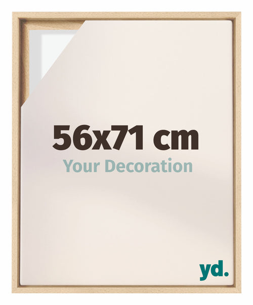 Lyon MDF Cornice a Cassetta 56x71cm Faggio Davanti Dimensione | Yourdecoration.it