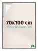 Lyon MDF Cornice a Cassetta 70x100cm Argento Opaco Davanti Dimensione | Yourdecoration.it
