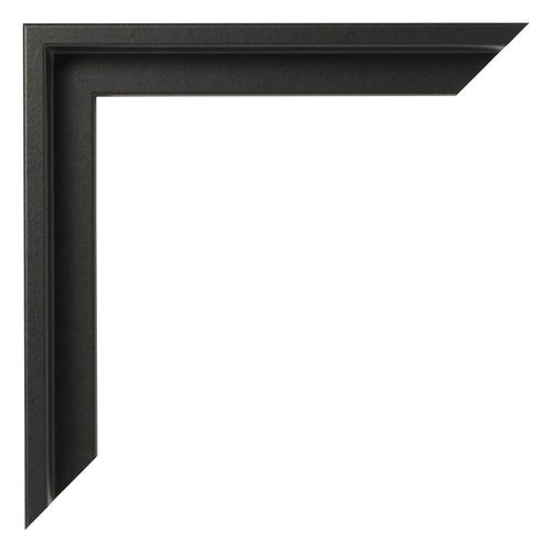 Lyon MDF Cornice a Cassetta Nero Opaco Angolo | Yourdecoration.it