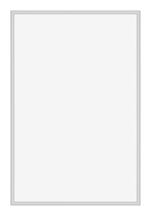Miami Alluminio Cornice 61x91 5cm Argento Opaco Davanti | Yourdecoration.it