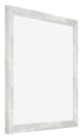 Mura MDF Cornice 20x20cm Argento Lucido Vintage Davanti Obliquo | Yourdecoration.it