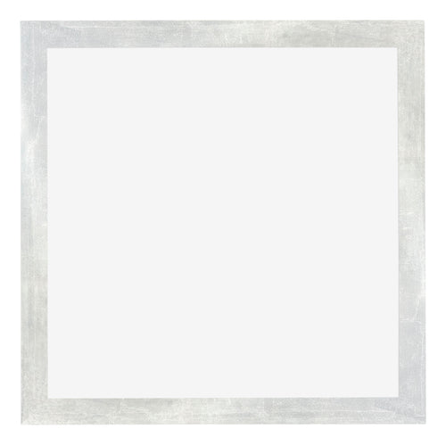 Mura MDF Cornice 20x20cm Argento Lucido Vintage Davanti | Yourdecoration.it