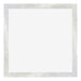 Mura MDF Cornice 20x20cm Argento Lucido Vintage Davanti | Yourdecoration.it