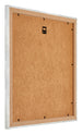 Mura MDF Cornice 20x20cm Argento Lucido Vintage Retro Obliquo | Yourdecoration.it