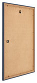 Mura MDF Cornice 20x28cm Blu Scuro Spazzato Retro Obliquo | Yourdecoration.it