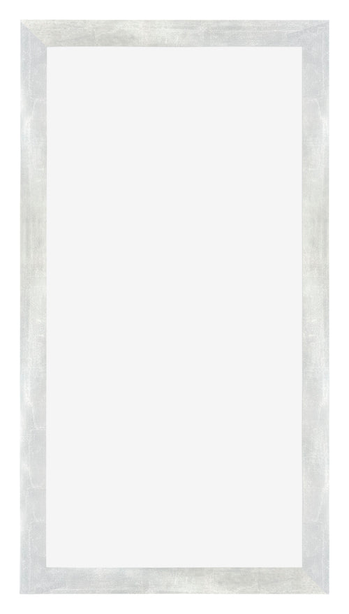 Mura MDF Cornice 20x40cm Argento Lucido Vintage Davanti | Yourdecoration.it