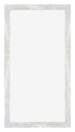 Mura MDF Cornice 20x40cm Argento Lucido Vintage Davanti | Yourdecoration.it