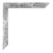 Mura MDF Cornice 20x40cm Argento Lucido Vintage Dettaglio Angolo | Yourdecoration.it