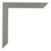 Mura MDF Cornice 20x40cm Grigio Dettaglio Angolo | Yourdecoration.it