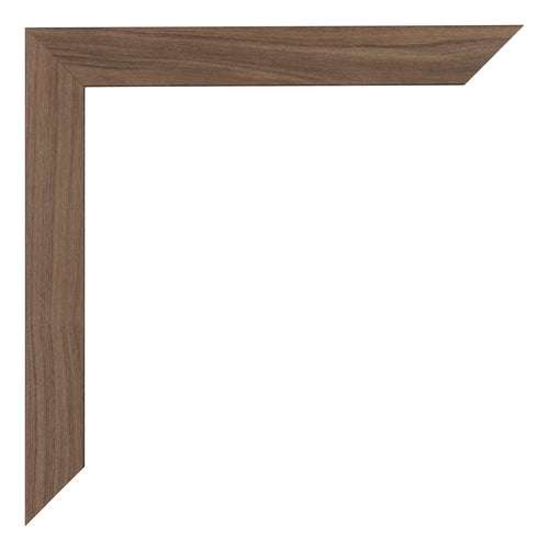 Mura MDF Cornice 20x40cm Noce Scuro Dettaglio Angolo | Yourdecoration.it
