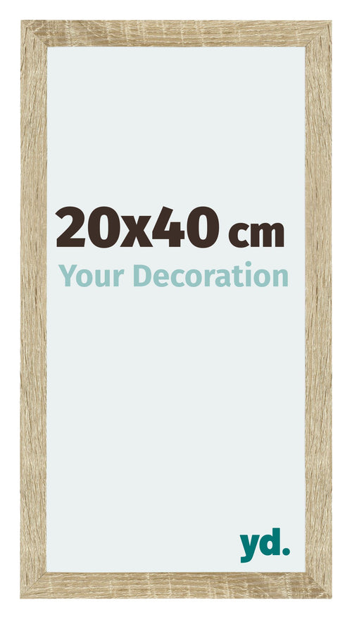 Mura MDF Cornice 20x40cm Rovere Davanti Dimensione | Yourdecoration.it