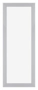 Mura MDF Cornice 20x60cm Argento Lucido Vintage Davanti Obliquo | Yourdecoration.it