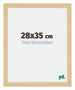 Mura MDF Cornice 28x35cm Acero Decorativo Davanti Dimensione | Yourdecoration.it