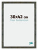 Mura MDF Cornice 30x42cm Blu Oro Fondente Davanti Dimensione | Yourdecoration.it