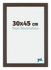 Mura MDF Cornice 30x45cm Quercia Scura Davanti Dimensione | Yourdecoration.it