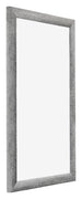 Mura MDF Cornice 30x50cm Grigio Spazzato Davanti Obliquo | Yourdecoration.it
