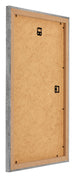 Mura MDF Cornice 30x50cm Grigio Spazzato Retro Obliquo | Yourdecoration.it