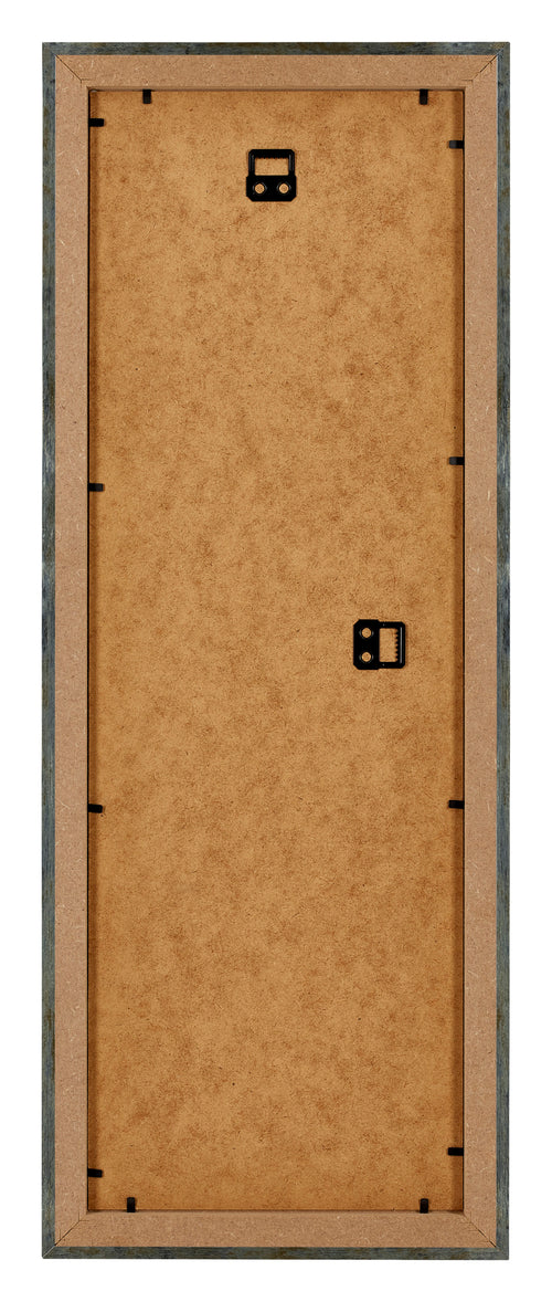 Mura MDF Cornice 33x98cm Azul Y Dorado Fusionado Retro | Yourdecoration.it