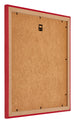 Mura MDF Cornice 35x35cm Rosso Retro Obliquo | Yourdecoration.it