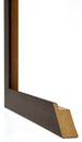 Mura MDF Cornice 36x48cm Quercia Scura Dettaglio Intersezione | Yourdecoration.it