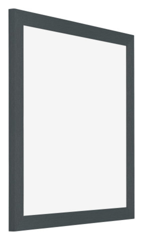Mura MDF Cornice 40x40cm Antracite Davanti Obliquo | Yourdecoration.it