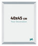 Mura MDF Cornice 40x45cm Alluminio Spazzolato Davanti Dimensione | Yourdecoration.it