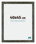 Mura MDF Cornice 40x45cm Blu Oro Fondente Davanti Dimensione | Yourdecoration.it
