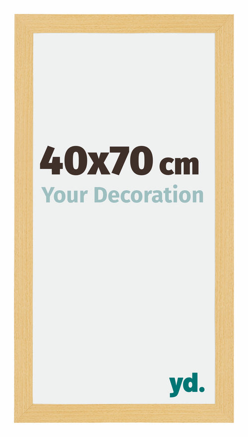Mura MDF Cornice 40x70cm Faggio Decorativo Davanti Dimensione | Yourdecoration.it