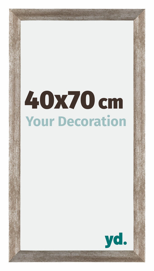 Mura MDF Cornice 40x70cm Metallo Vintage Davanti Dimensione | Yourdecoration.it