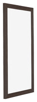 Mura MDF Cornice 40x70cm Quercia Scura Davanti Obliquo | Yourdecoration.it