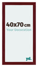 Mura MDF Cornice 40x70cm Vino Rosso Spazzato Davanti Dimensione | Yourdecoration.it