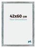 Mura MDF Cornice 42x60cm Ferro Spazzato Davanti Dimensione | Yourdecoration.it