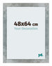 Mura MDF Cornice 48x64cm Ferro Spazzato Davanti Dimensione | Yourdecoration.it
