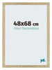 Mura MDF Cornice 48x68cm Rosso Davanti Obliquo | Yourdecoration.it