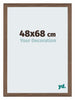 Mura MDF Cornice 48x68cm Rovere Davanti Obliquo | Yourdecoration.it