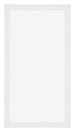 Mura MDF Cornice 50x100cm Bianco Lucente Davanti | Yourdecoration.it