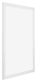 Mura MDF Cornice 50x70cm Bianco Lucente Davanti Obliquo | Yourdecoration.it