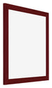 Mura MDF Cornice 55x55cm Vino Rosso Spazzato Davanti Obliquo | Yourdecoration.it