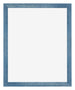 Mura MDF Cornice 60x70cm Blu Acceso Spazzato Davanti | Yourdecoration.it