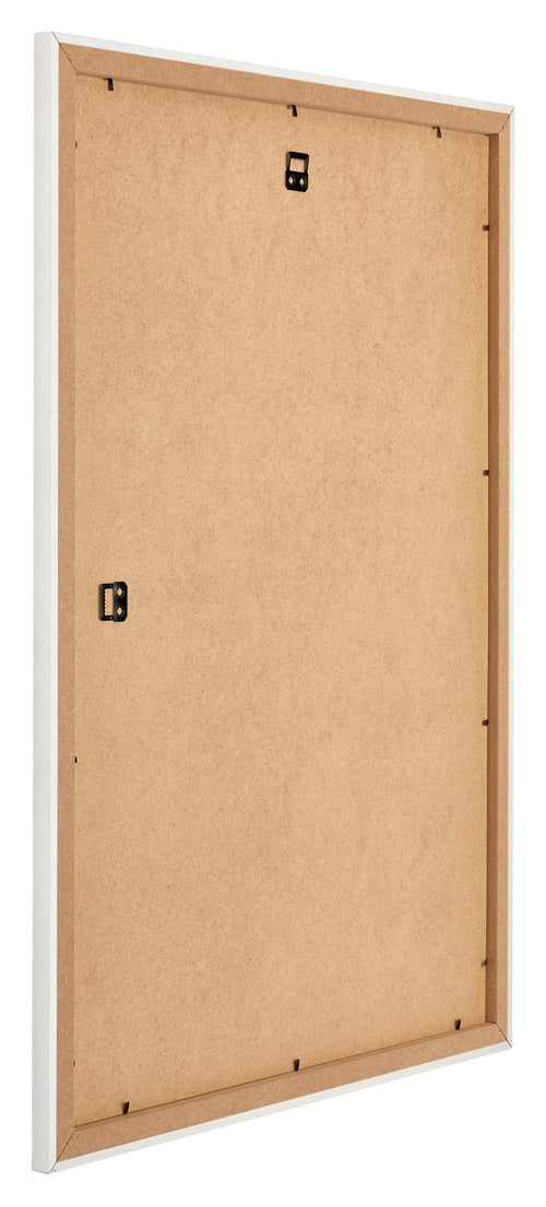 Mura MDF Cornice 60x84cm Bianco Spazzato Retro Obliquo | Yourdecoration.it