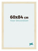 Mura MDF Cornice 60x84cm Sabbia Spazzato Davanti Dimensione | Yourdecoration.it