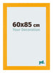 Mura MDF Cornice 60x85cm Giallo Davanti Dimensione | Yourdecoration.it