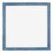 Mura MDF Cornice 70x70cm Blu Acceso Spazzato Davanti | Yourdecoration.it