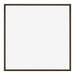 New York Alluminio Cornice 25x25cm Struttura Noce Davanti | Yourdecoration.it