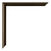 New York Alluminio Cornice 25x35cm Struttura Noce Dettaglio Angolo | Yourdecoration.it