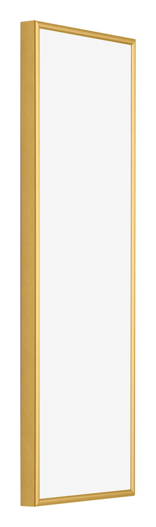 New York Alluminio Cornice 37 5x98cm Oro Lucido Davanti Obliquo | Yourdecoration.it
