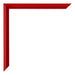 New York Alluminio Cornice 37 5x98cm Rosso Ferrari Dettaglio Angolo | Yourdecoration.it